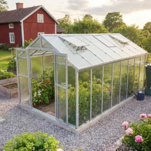 Växthus Variant 249 i en annan vinkel på 12 kvm
