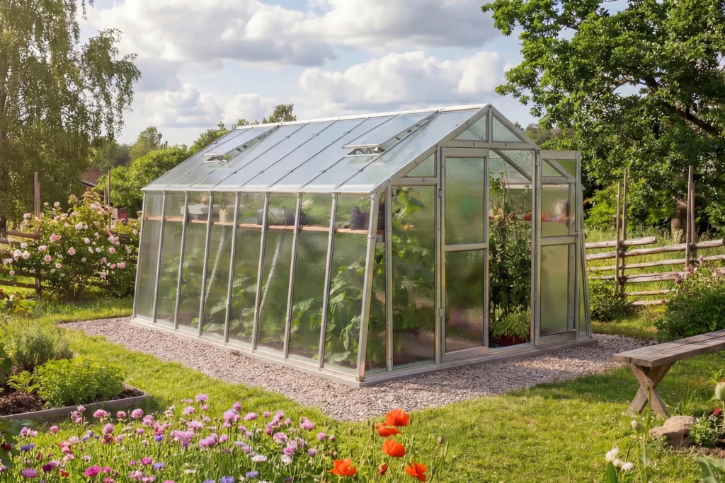 Stormsäkert växthus Variant 276 - Modell K
