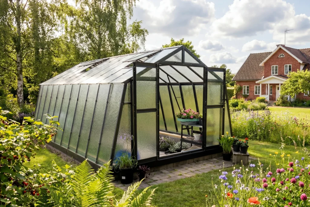 Stormsäkert växthus Variant 303 - Modell L
