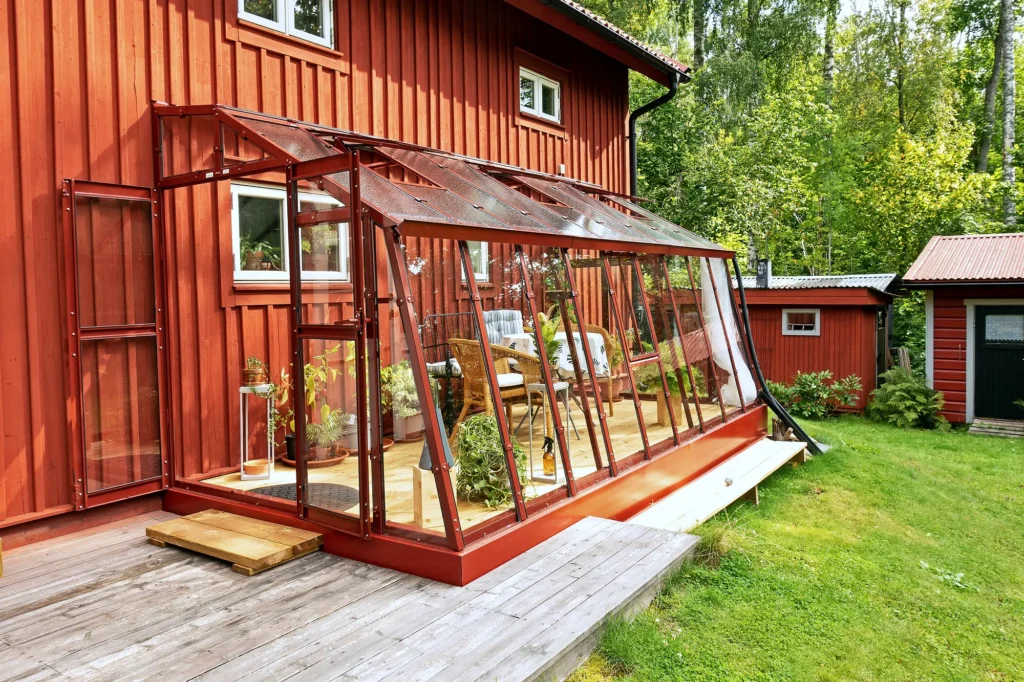 Väggväxthus Variant 212 - Modell D