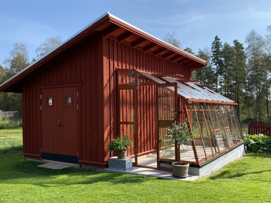 Drivhus Primus 212 Vägg - Modell D