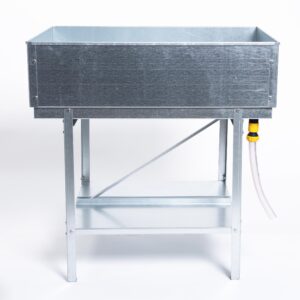 Balkongbädd liten från Grohus. Helhetsbild på balkongbädden.