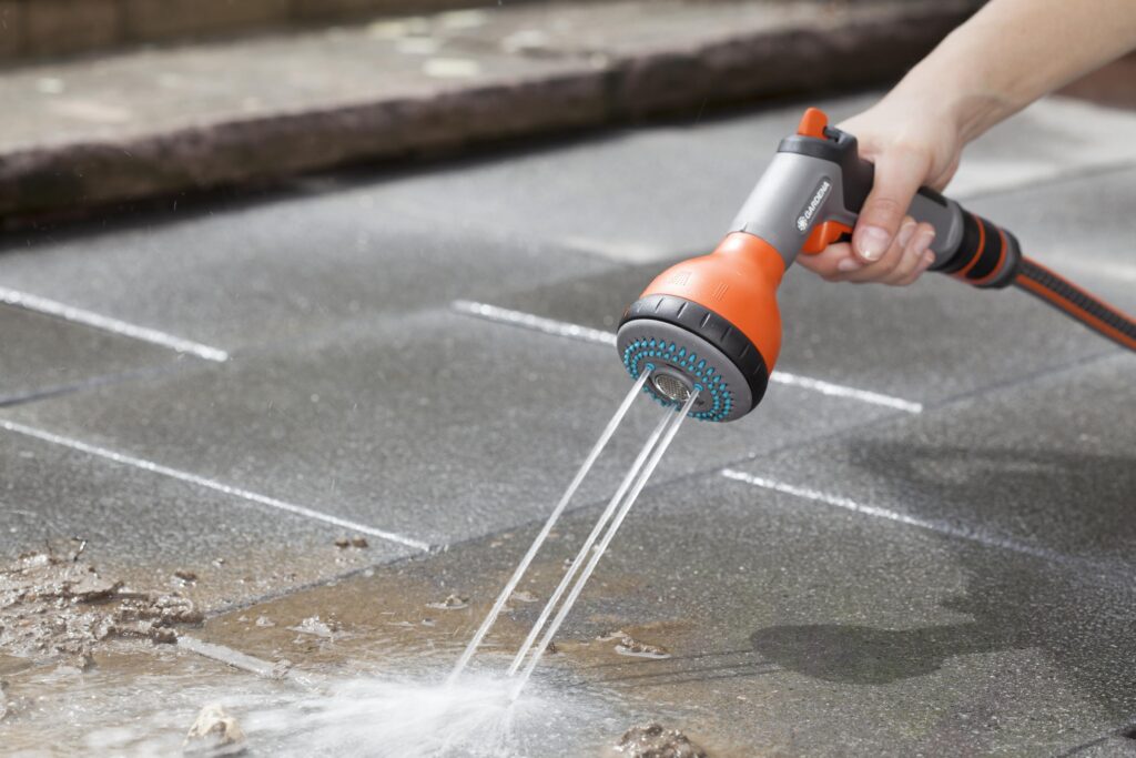 Gardena sprinklerpistol med en annan stråle