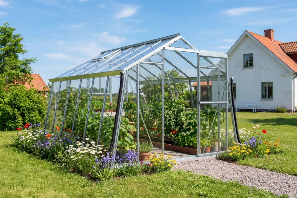 Stormsäkert växthus Hobby 247 - Modell H7